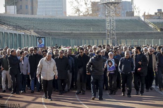 تشییع پیکر دانایی فرد پیشکسوت فوتبال