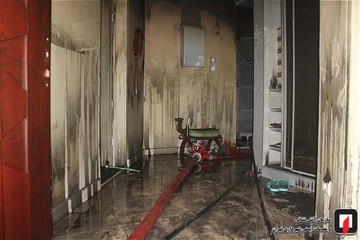 آتش‌سوزی در برج عرفان