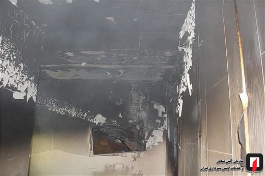آتش‌سوزی در برج عرفان