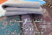 عکس | کشف نمد آغشته به ۱۰ کیلو تریاک در گمرک 