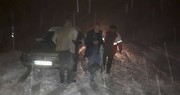 پایان ماجرای ۲ گردشگر فرانسوی گرفتار برف در جاده مریوان
