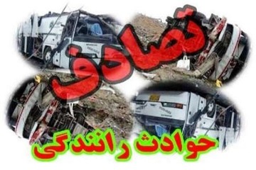 تلف شدن ۲۵ راس دام در برخورد دو دستگاه خودرو 
