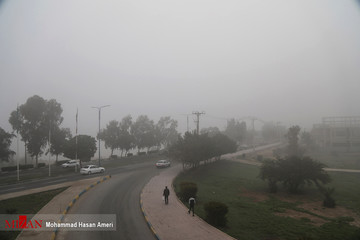 مه گرفتگی اهواز
