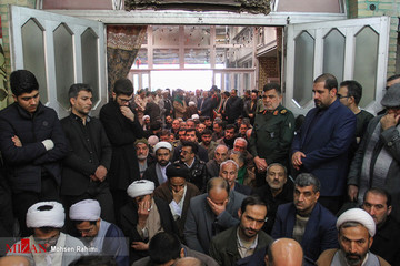 تشییع پیکر سردار منصوری در مشهدمقدس