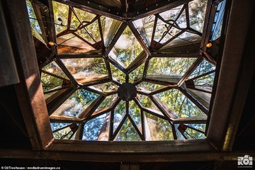 خانه درختی الماسی شکل در شهر اوکلند