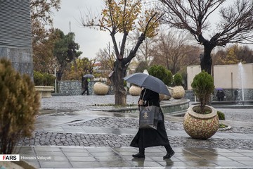 بارش باران در تهران