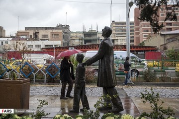 بارش باران در تهران