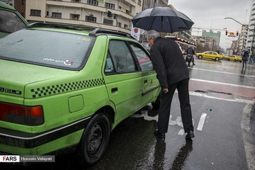 بارش باران در تهران