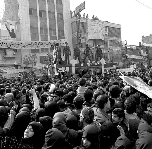تشییع پیکر شهید آیت الله محمد مفتح و دو پاسدار شهید