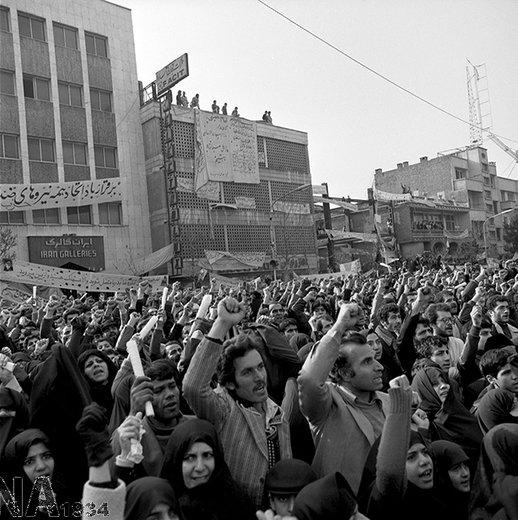 تشییع پیکر شهید آیت الله محمد مفتح و دو پاسدار شهید