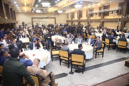 خوش‌تیپ مثل بشار رسن در مراسم بدرقه تیم‌ملی عراق/ عکس