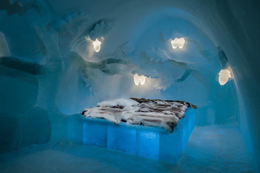 هتل یخی در سوئد‎