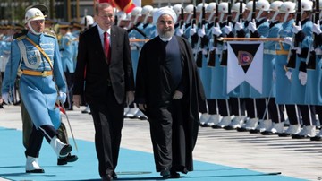 Iran president welcomed in Turkey