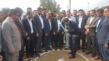 آیین کلنگ‌زنی ۲ پروژه در شهر الوان