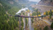 تصاویر | راه‌آهنی با منظره استثنایی