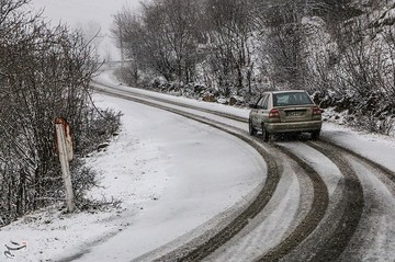 بارش برف در ییلاقات گیلان