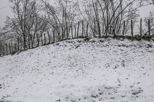 بارش برف در ییلاقات گیلان