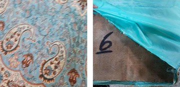 عکس | کشف نمد آغشته به تریاک در گمرک