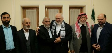 ملاقات ظریف با اعضای حماس/ عکس