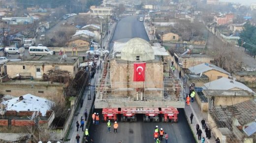 جابجایی مسجد ایوبی در ترکیه