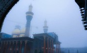 عکس | هوای مه آلود حرم امامین کاظمین(ع)