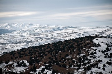 بارش برف در مازندران