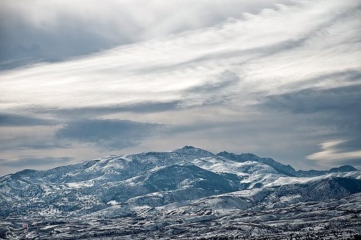بارش برف در مازندران