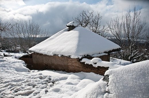 بارش برف در مازندران