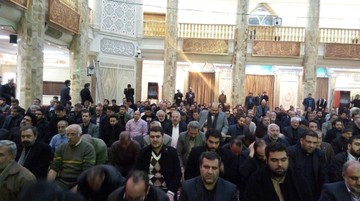 مراسم وداع با پیکر آیت‌الله هاشمی‌شاهرودی/ عکس