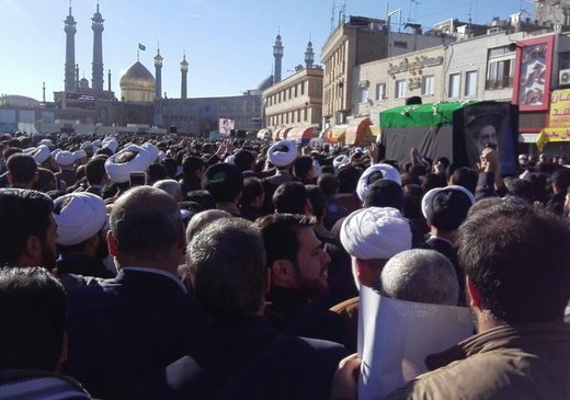 پیکر مطهر آیتالله هاشمیشاهرودی در قم تشییع و به خاک سپرده شد پیکر مطهر آیتالله هاشمیشاهرودی در قم تشییع و به خاک سپرده شد