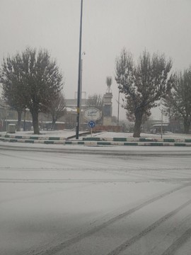 بارش برف در آذربایجان‌غربی