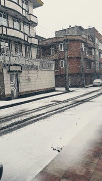 بارش برف در آذربایجان‌غربی