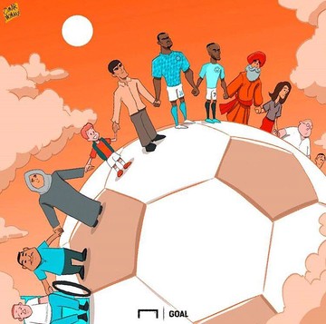 واکنش تصویری به رفتار نژادپرستانه علیه ستاره ناپولی!