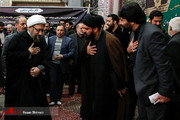 تصاویر | مراسم ترحیم آیت‌الله هاشمی‌شاهرودی در مسجد ارک تهران با حضور مسئولان