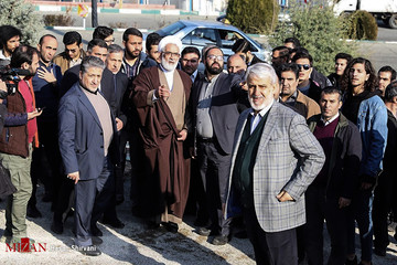 دادستان کل کشور در محل حادثه دانشگاه علوم و تحقیقات