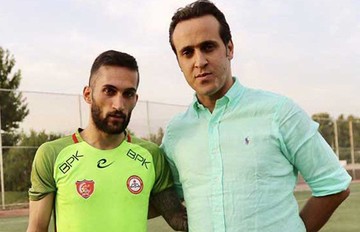 ادای احترام پیام صادقیان به هواداران پرسپولیس

