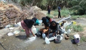 ۴۰روز بی‌آبی در پایگاه عشایری کهنوج