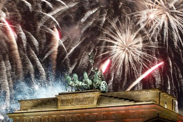 جشن آغاز سال 2019 در شهر برلین آلمان