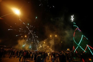 جشن آغاز سال 2019 در شهر موصل عراق