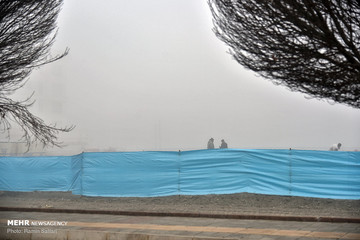 مه گرفتگی صبحگاهی در مشهد