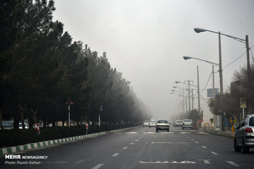 مه گرفتگی صبحگاهی در مشهد