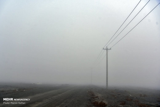 مه گرفتگی صبحگاهی در مشهد