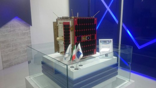 Science minister visits 3 Iran-made satellites Science minister visits 3 Iran-made satellites