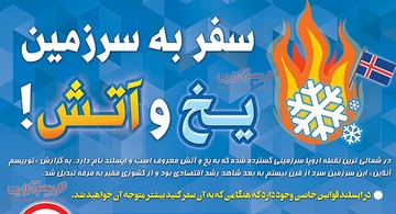 اینفوگرافیک | سفر به سرزمین یخ و آتش!