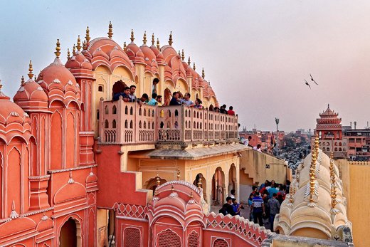 قصر هوامحل در شهر جیپور هند