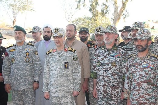 بازدید سردار باقری از منطقه پدافندهوایی جنوب شرق شهدای خلیج فارس