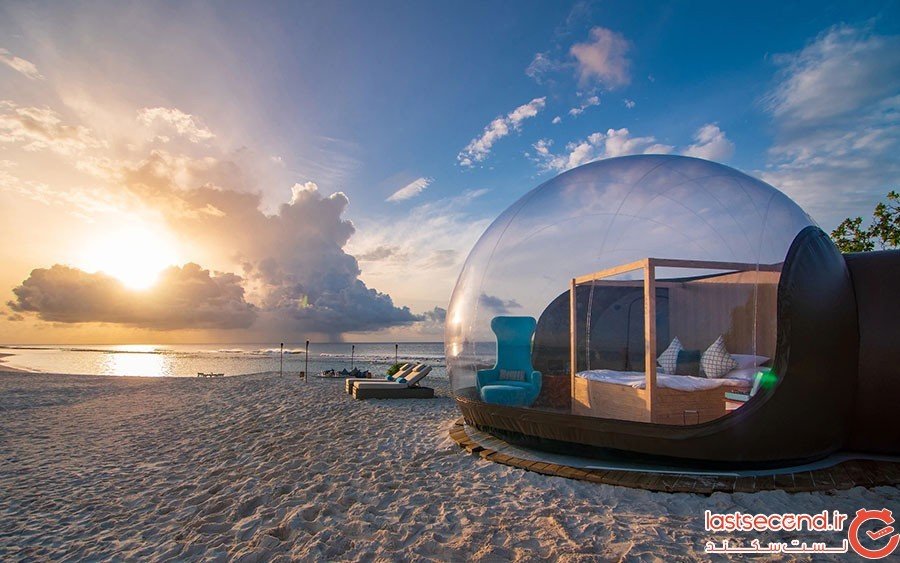 beach bubble؛ مالدیو