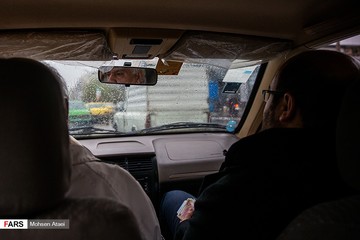بارش زمستانی باران در تهران