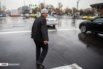 بارش زمستانی باران در تهران