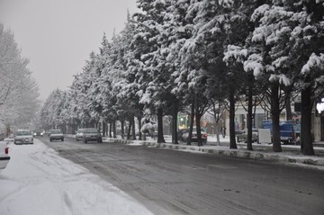 بارش برف در ارومیه | ۹۷.۱۰.۱۳